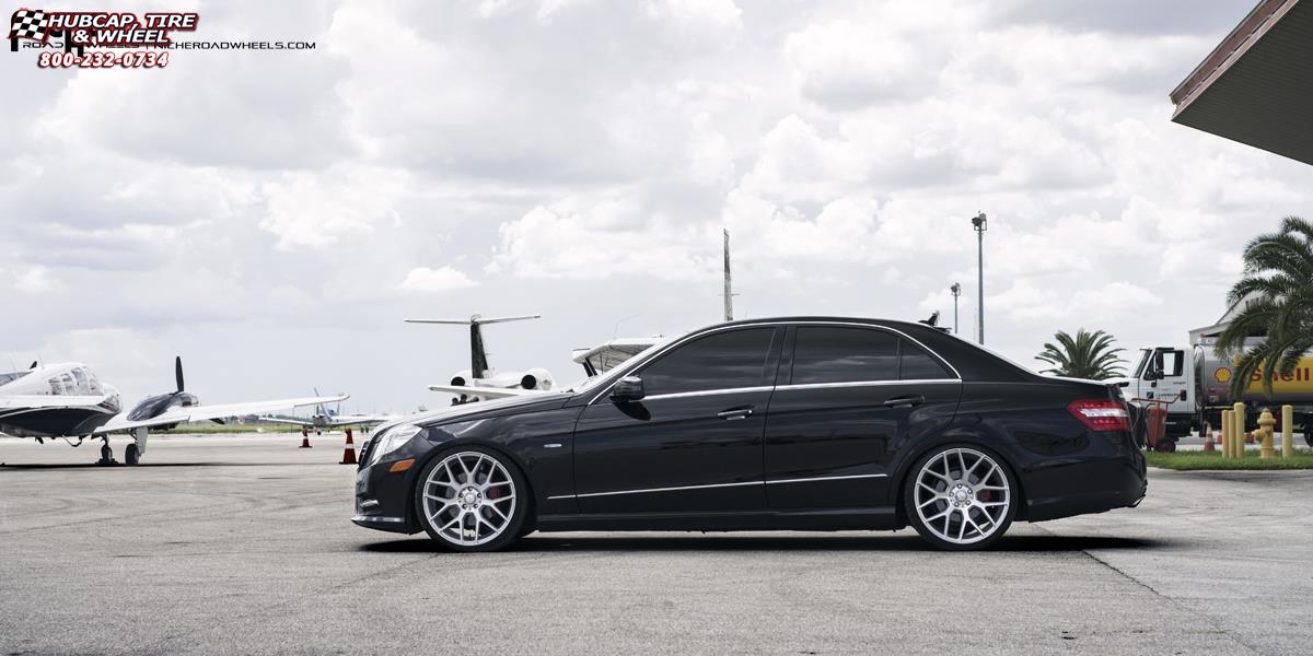 vehicle gallery/mercedes benz e350 niche intake m160 20x85  Silver & Machined wheels and rims